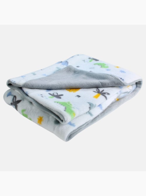 Tom Kids - Plaid suave para niño con motivos de dinosaurios - Kiabi