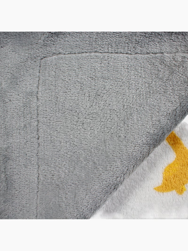 Tom Kids - Plaid suave para niño con motivos de dinosaurios Blanco - Kiabi