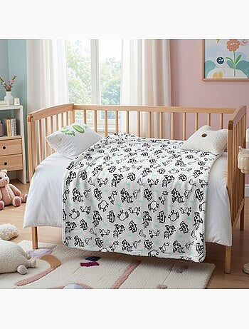 Tom Kids - Plaid suave y cómodo con motivos de granja