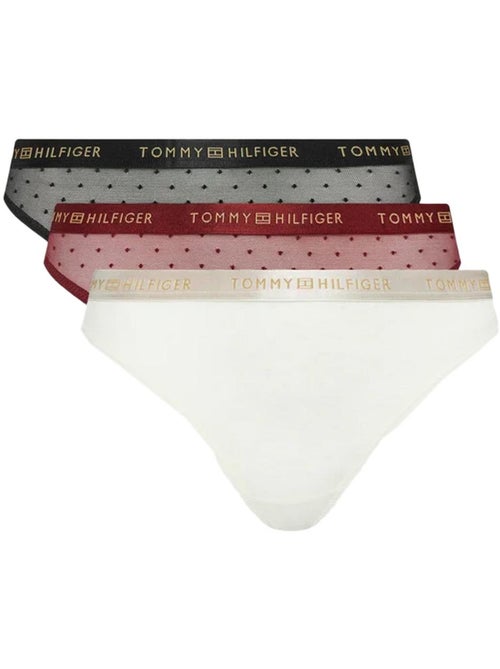 Tommy Hilfiger - Pack 3 Tangas Mujer - Kiabi