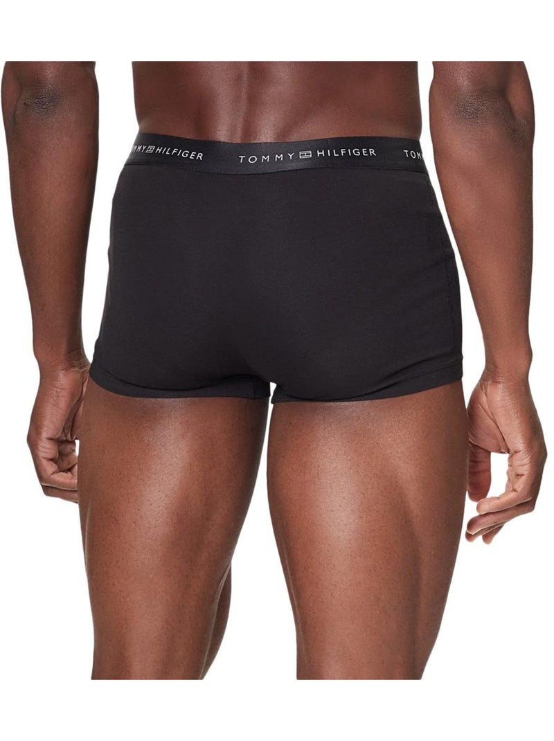 Tommy Hilfiger - Pack de 3 Bóxers para Hombre en Negro Azul Gris - Kiabi
