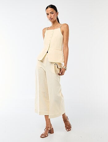 Top abotonado de tirantes