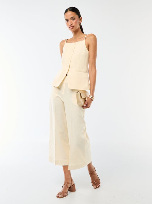 Top abotonado de tirantes - Kiabi