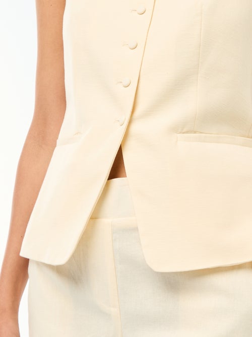 Top abotonado de tirantes - Kiabi