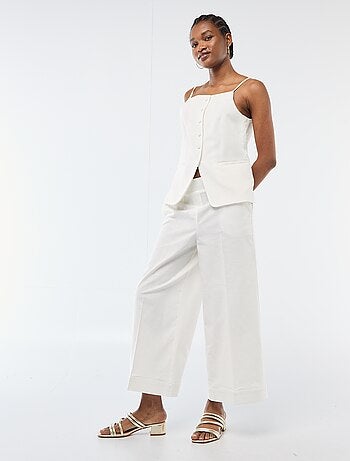 Top abotonado de tirantes