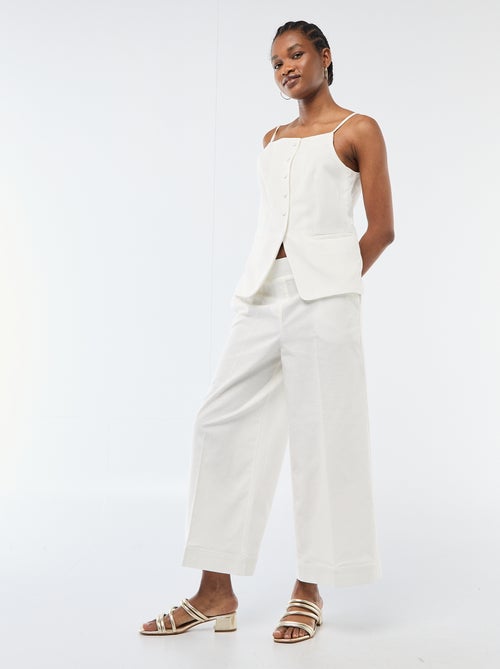 Top abotonado de tirantes - Kiabi