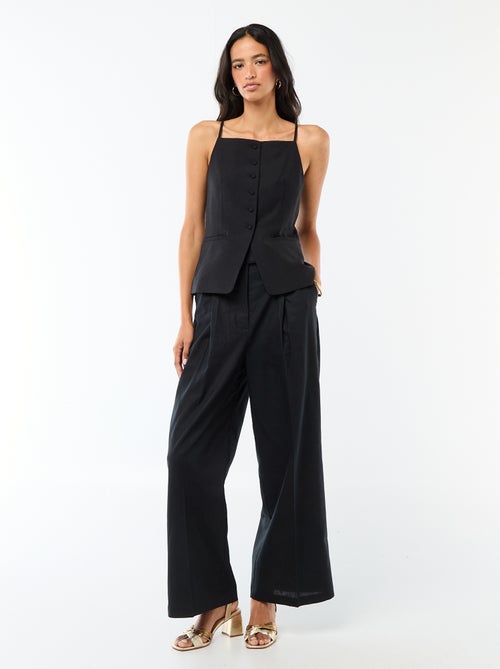 Top abotonado de tirantes - Kiabi