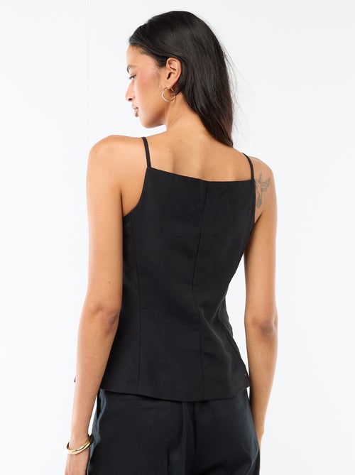 Top abotonado de tirantes - Kiabi