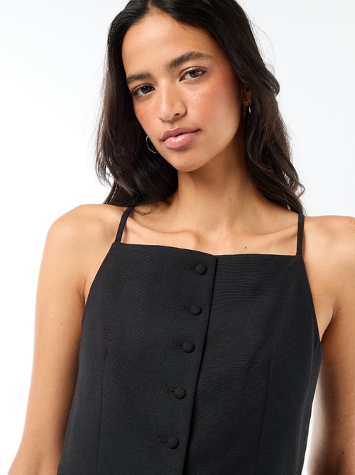 Top abotonado de tirantes - Kiabi