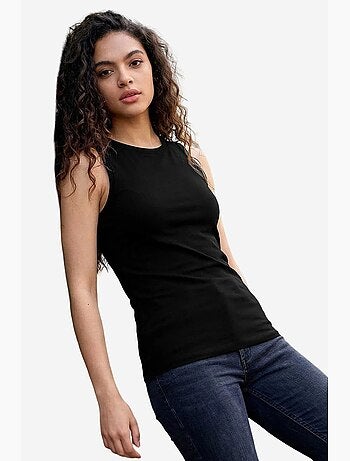 Top active de mujer de algodón y elastano tommy