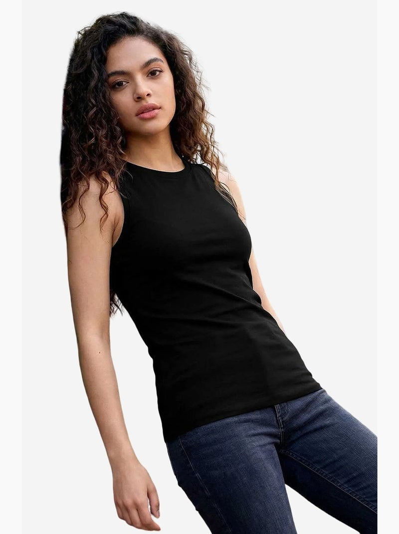 Top active de mujer de algodón y elastano tommy Beige arcilla - Kiabi