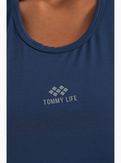 Top active sin mangas con cuello redondo tommy - Kiabi