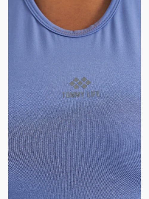 Top active sin mangas con cuello redondo tommy - Kiabi