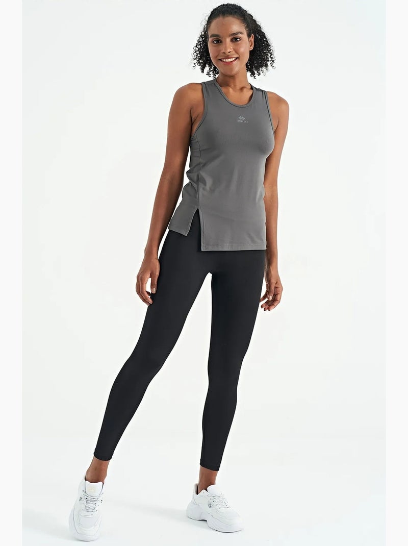 Top active sin mangas con cuello redondo tommy Gris negro - Kiabi