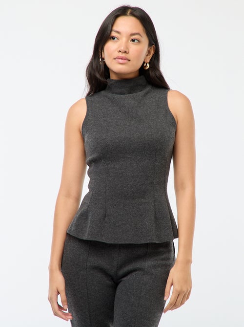 Top ajustado de punto suave - Kiabi