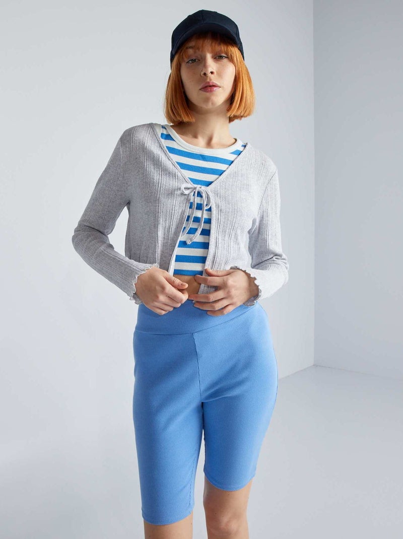 Top anudable GRIS - Kiabi