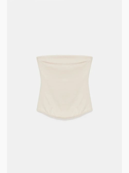 Top bandeau crop sin tirantes de mujer dilvin - Kiabi Top bandeau crop sin tirantes de mujer dilvin - Kiabi