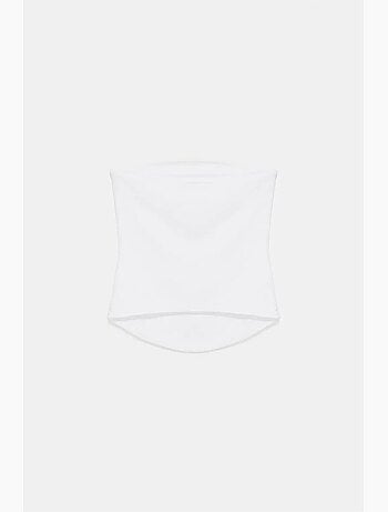 Top bandeau crop sin tirantes de mujer dilvin