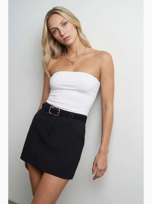 Top bandeau crop sin tirantes de mujer dilvin - Kiabi