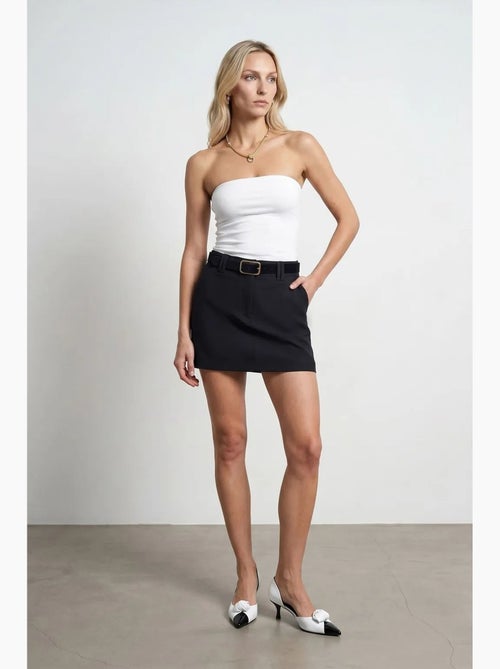 Top bandeau crop sin tirantes de mujer dilvin - Kiabi