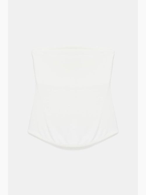 Top bandeau crop sin tirantes de mujer dilvin - Kiabi Top bandeau crop sin tirantes de mujer dilvin - Kiabi
