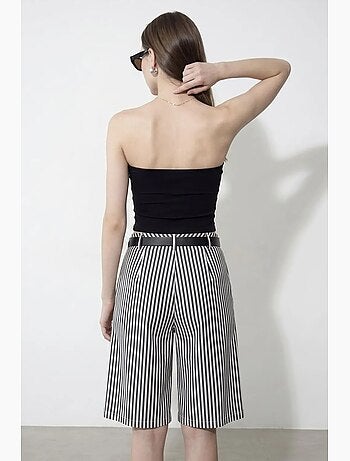Top bandeau crop sin tirantes de mujer dilvin