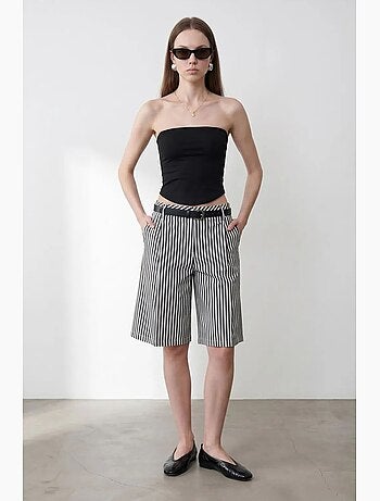 Top bandeau crop sin tirantes de mujer dilvin