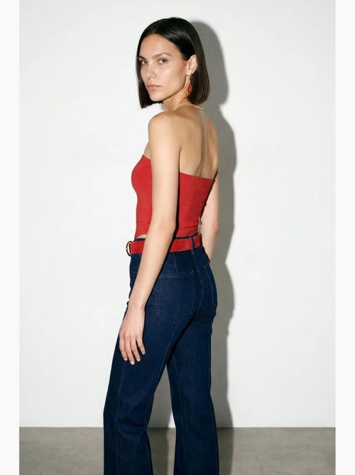 Top bandeau crop sin tirantes de mujer dilvin - Kiabi Top bandeau crop sin tirantes de mujer dilvin - Kiabi