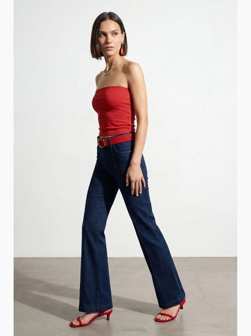 Top bandeau crop sin tirantes de mujer dilvin - Kiabi Top bandeau crop sin tirantes de mujer dilvin - Kiabi
