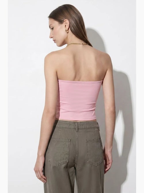 Top bandeau crop sin tirantes de mujer dilvin - Kiabi Top bandeau crop sin tirantes de mujer dilvin - Kiabi