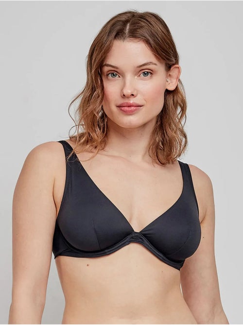 Top bikini capacidad con aro y foam extraíble. Copas c y d - Kiabi Top bikini capacidad con aro y foam extraíble. Copas c y d - Kiabi