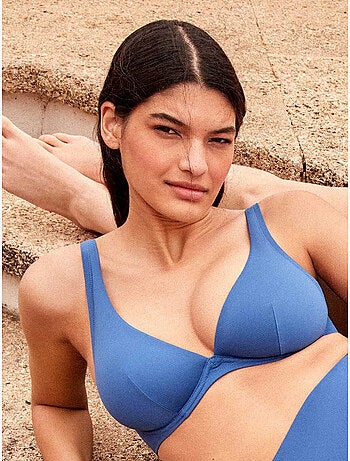 Top bikini capacidad con aro y foam extraible espaldilla ajustable