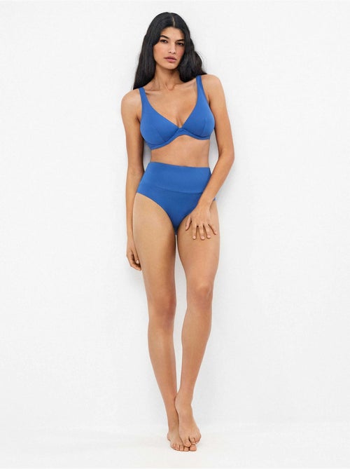 Top bikini capacidad con aro y foam extraible espaldilla ajustable - Kiabi