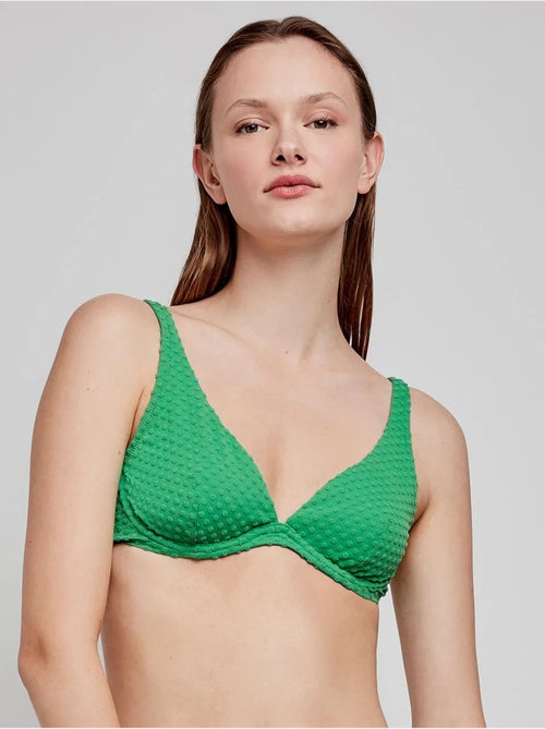 Top bikini capacidad multiposición, sin foam y con aro, de plumetti - Kiabi