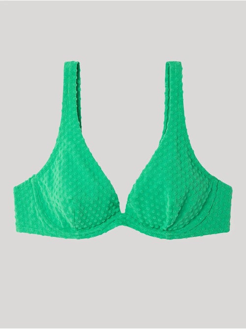 Top bikini capacidad multiposición, sin foam y con aro, de plumetti - Kiabi