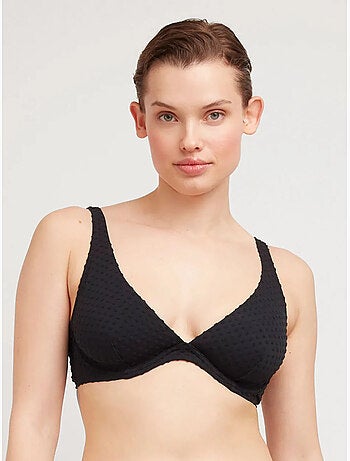 Top bikini capacidad multiposición, sin foam y con aro, de plumetti