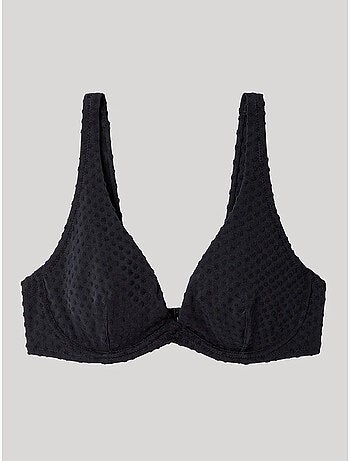 Top bikini capacidad multiposición, sin foam y con aro, de plumetti