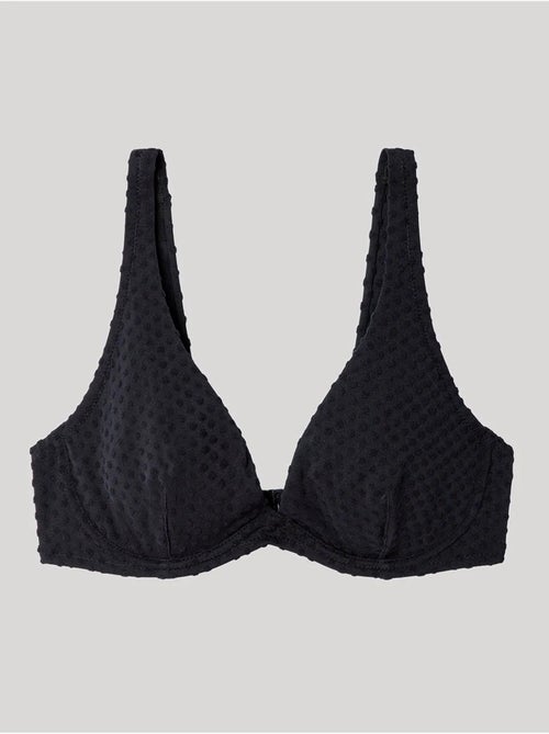 Top bikini capacidad multiposición, sin foam y con aro, de plumetti - Kiabi Top bikini capacidad multiposición, sin foam y con aro, de plumetti - Kiabi