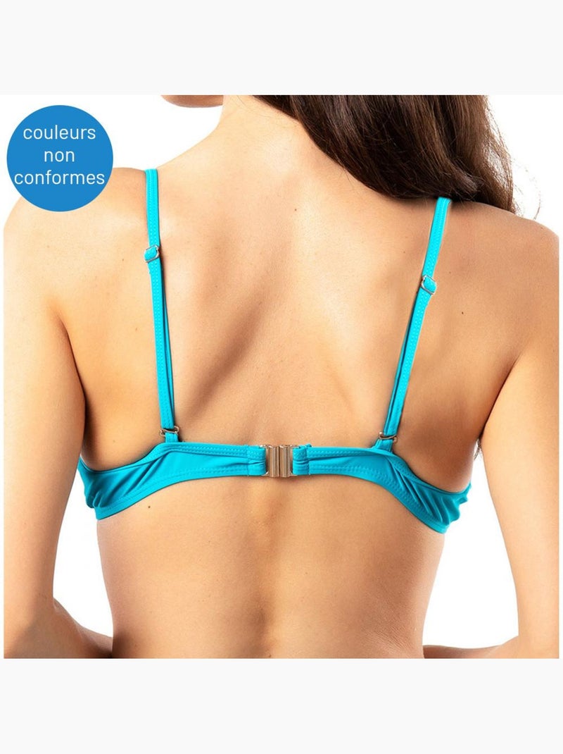 Top Bikini Push-Up Mujer Sun Project Azul turquesa - Kiabi
