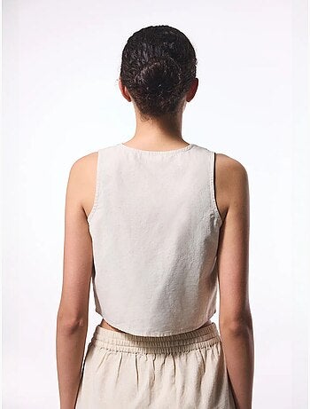 Top boho de lino penti