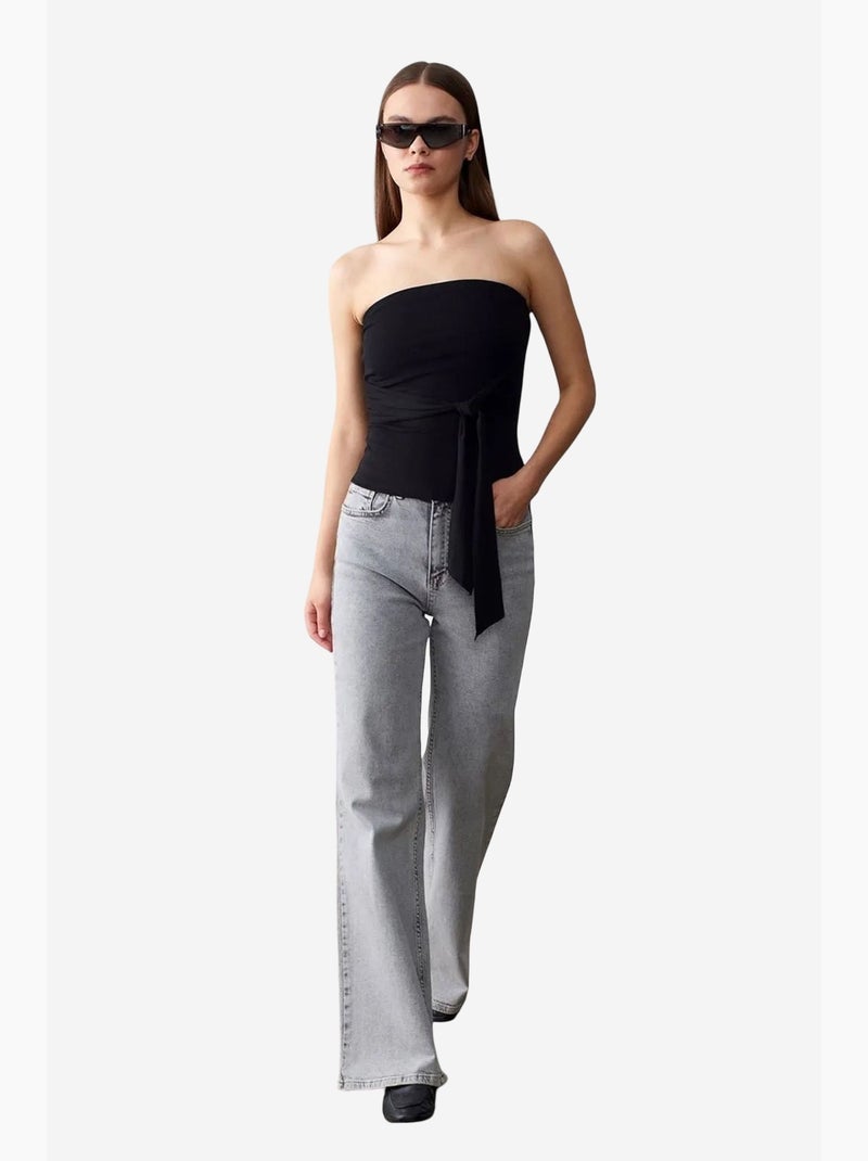 Top bustier ajustado dilvin Negro - Kiabi