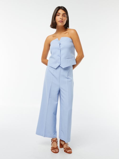 Top bustier con botones - Kiabi