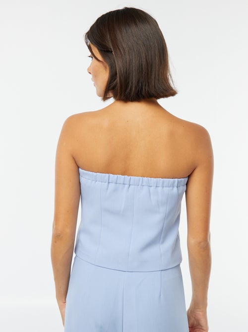 Top bustier con botones - Kiabi