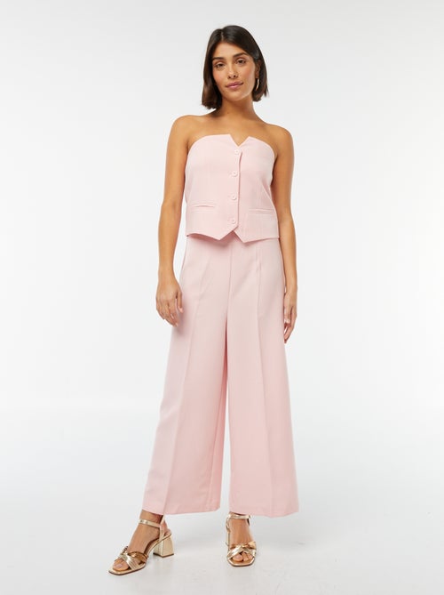 Top bustier con botones - Kiabi