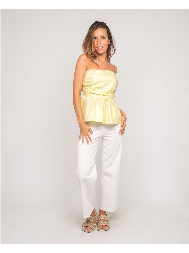 Top bustier FELICIE Amarillo - Kiabi