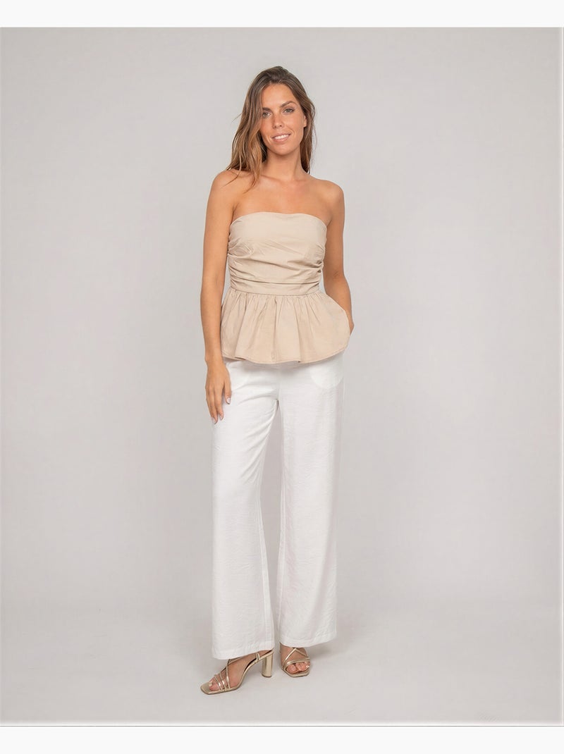 Top bustier FELICIE Beige - Kiabi