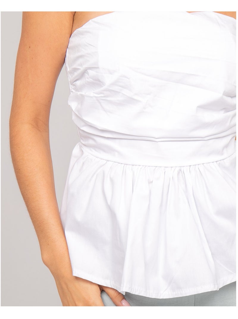 Top bustier FELICIE Blanco - Kiabi