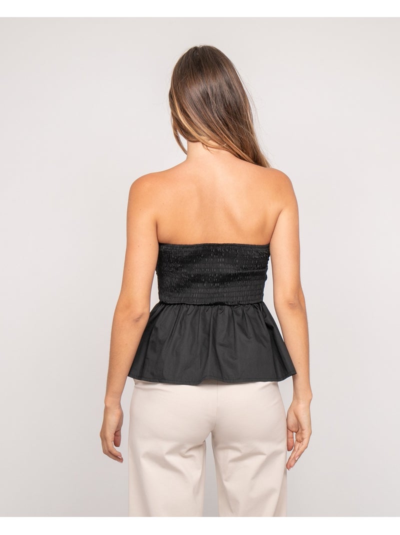Top bustier FELICIE Negro - Kiabi