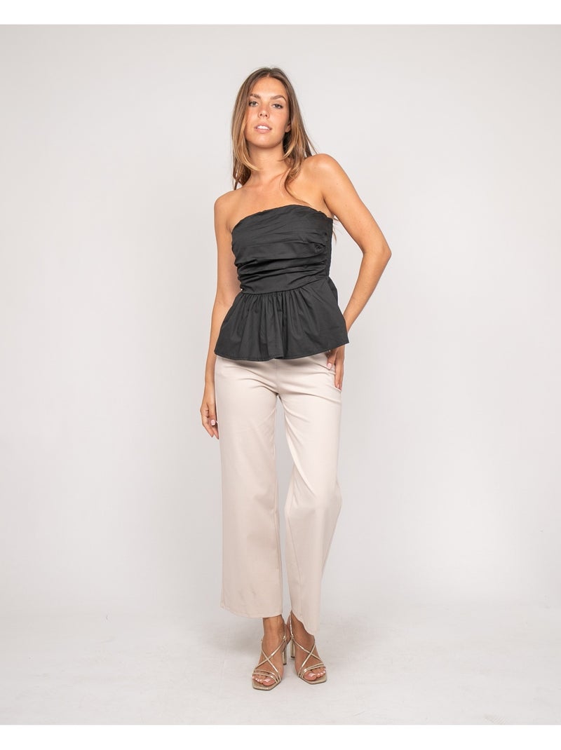 Top bustier FELICIE Negro - Kiabi