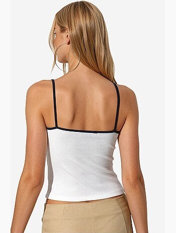 Top camisola ajustado estampado busem
